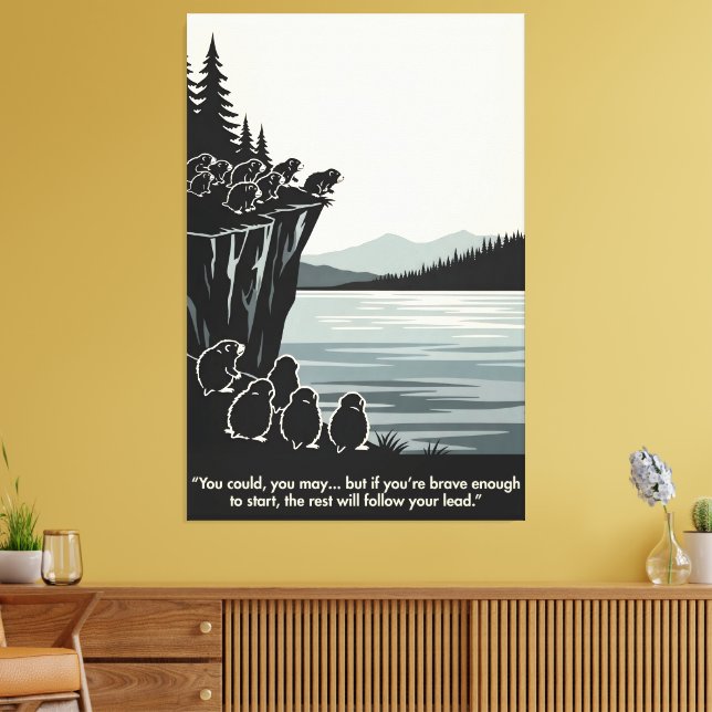 Funny motivational canvas print (Insitu(Sala de estar))