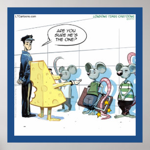 Funny Mouse Crimes Rick Londres Poster