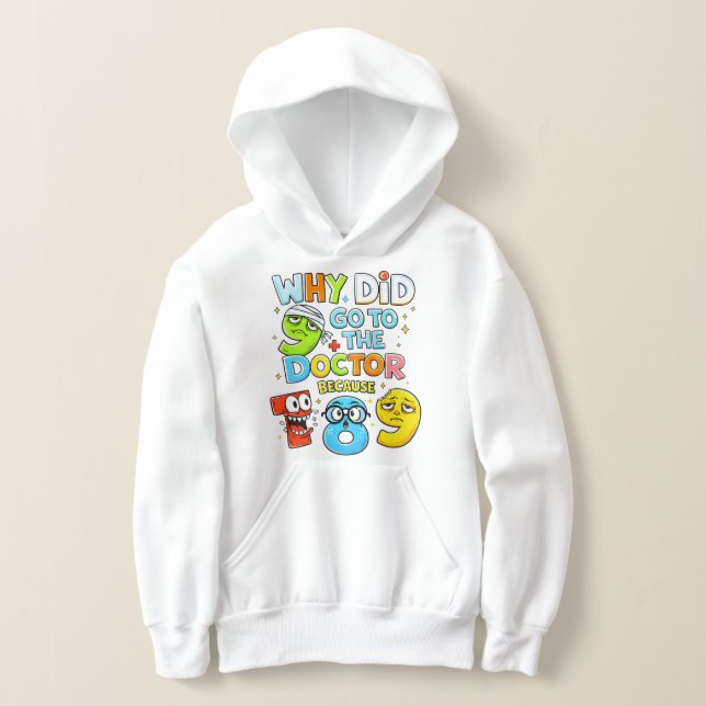Funny Numbers Hoodie for Children | UK (Postura )