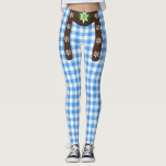 Funny Octoberfest Lederhosen Suspende Leggings<br><div class="desc">Funny Octoberfest Lederhosen Suspende Leggings</div>