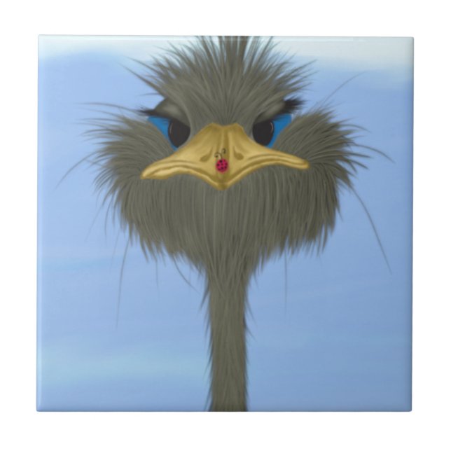 Funny Ostrich George E O Bonitinho Ladybug (Frente)