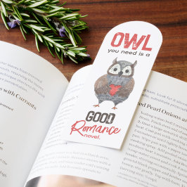 Funny Owl Pun Romance Novel