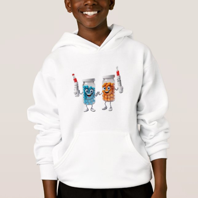 Funny Pill Bottle Hoodie (Frente)