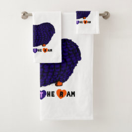 Funny Ram Chinês Ano Zodiac Toalha