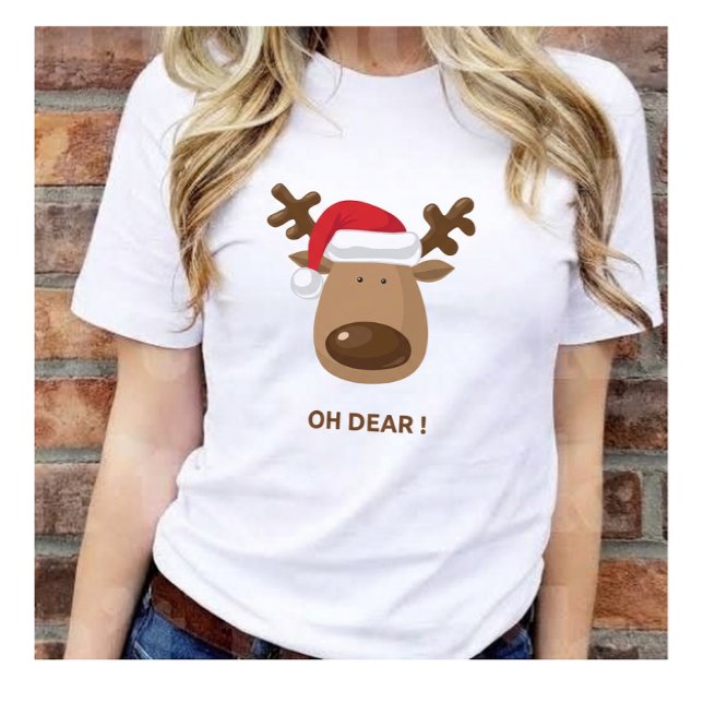 Funny Reindeer “Oh Dear!” for Friendsgiving gift (Criador carregado)