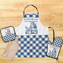 Funny Retro Familiar Apron Cozinhar Humor