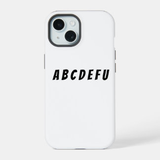 Funny Sassy Classic Minimalist Bold Phone Case