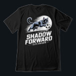 Funny Soccer Cat Shirt Gift for Sports Lovers<br><div class="desc">Unleash your inner champion with this funny soccer cat design featuring a bold shadow forward style. Perfect for sports lovers,  cat lovers,  and football fans who enjoy cute and playful designs. A unique gift for game days or everyday wear—grab this eye-catching shirt and score style points today!</div>