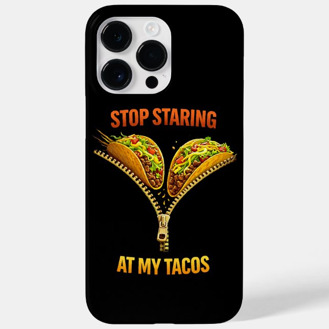 Funny Taco Lover Stop Staring (Verso)
