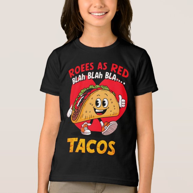 Funny Taco T-Shirt Design For Taco Lovers (Frente)