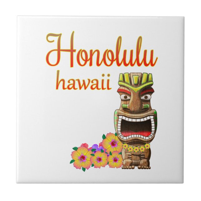 Funny Tiki Honolulu Hawaii (Frente)