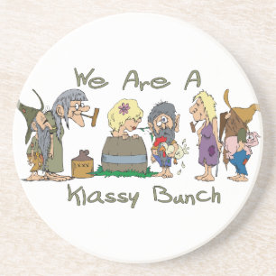 Funny Trailer Park Sandstone Porta copos