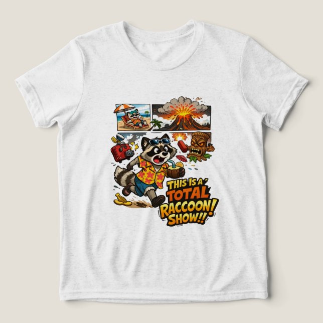 Funny Vacation Chaos Cartoon Design (Design frontal)