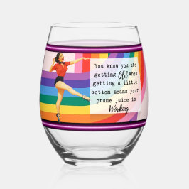Funny Wineglass Best Friend Gift "Prune"