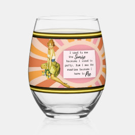 Funny Wineglass Best Friend Gift "Sunrise"