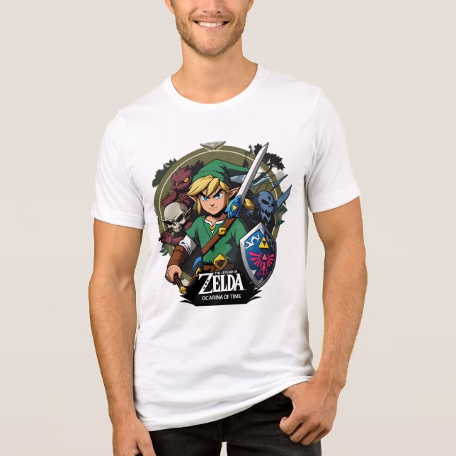 Funny Zelda Anime of Time Adventure Birthday Gift (Frente)