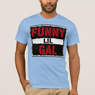 FunnyLilGalReage à Camisa de Luta de Atitude (Cor)