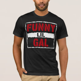 FunnyLilGalReage à Camisa de Luta de Atitude (Pret