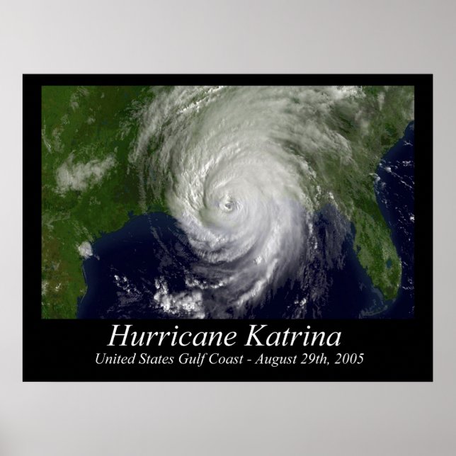Furacão Katrina Poster (Frente)