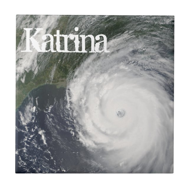 Furacão Katrina Satellite Image, agosto de 2005 (Frente)