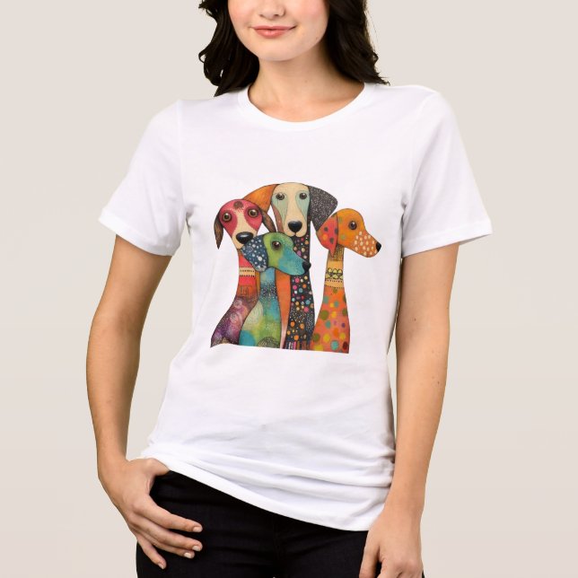 FurFriends – Adorable Dog & Rabbit Women’s Tee (Frente)