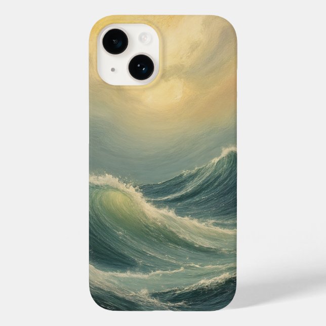 Fúria do Oceano no amanhecer (Verso)