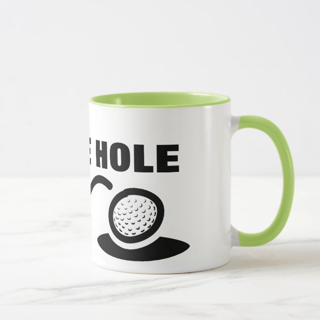 Furo do café do humor | da caneca do golfe (Direita)