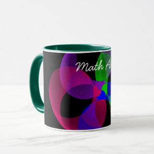 Fusão Colorida Geométrica Xícara de Café