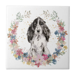 Fuselagem de Flores de Cocker Spaniel