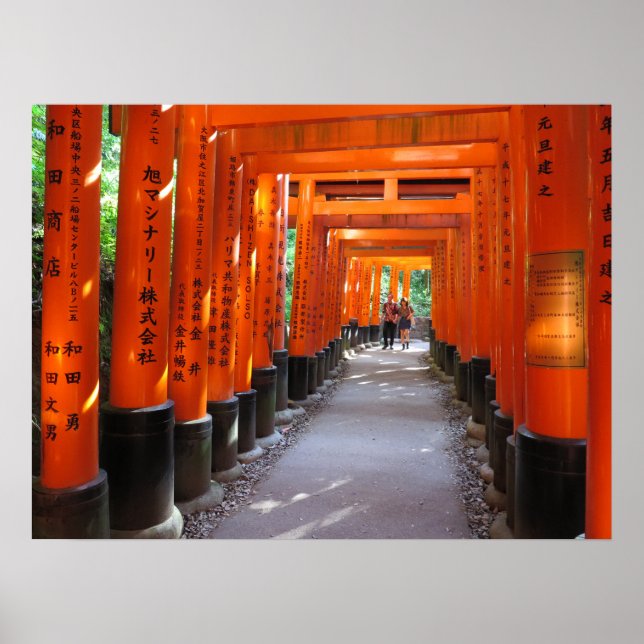 Fushimi Inari - Poster de Quioto (Frente)