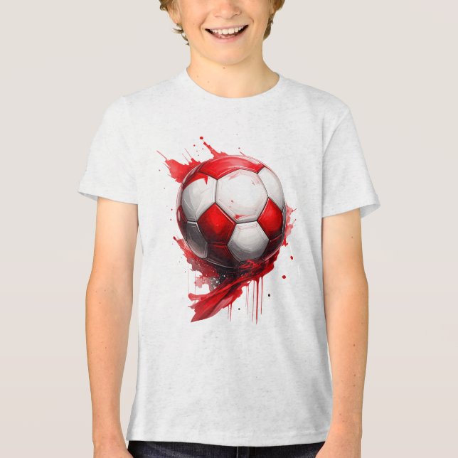 Fußball in Österreichischen Flaggenfarben, name (Frente)