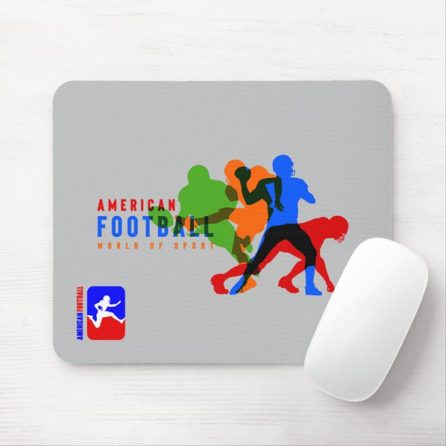 Futebol americano | Mouse Pad (Com mouse)