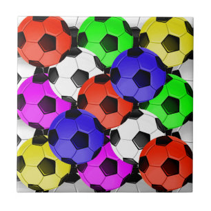 Futebol americano multicolorido
