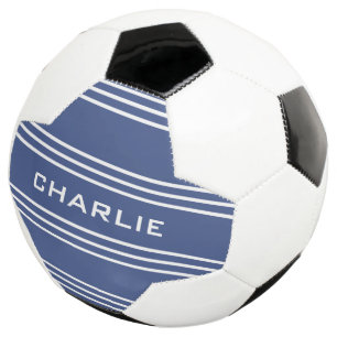 Futebol Azul Marinho Bola personalizada de monograma