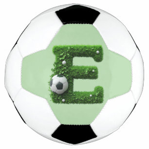 Futebol Carta de Relva Verde E Topiaria Com Bola de Futebo