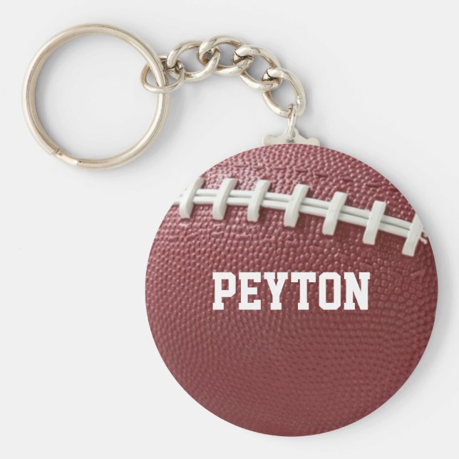 Futebol com Laces parece Chaveiro personalizado (Frente)