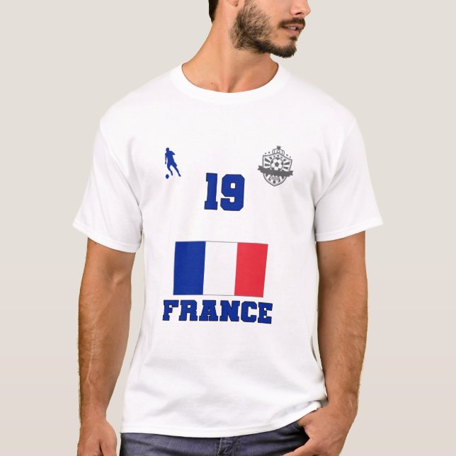 Futebol da França - Camisa 19 (Frente)
