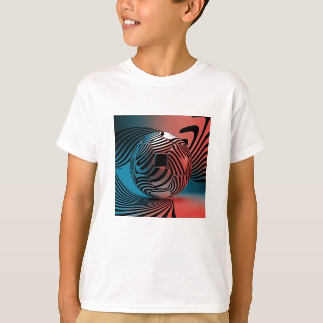 Futebol de camiseta de adolescente (Frente)