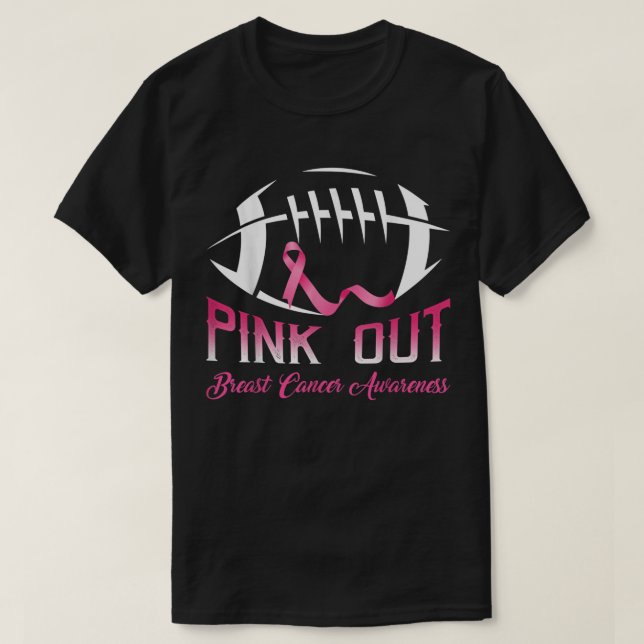 Futebol De Cancer De Camisa Rosa Para Homens (Frente do Design)