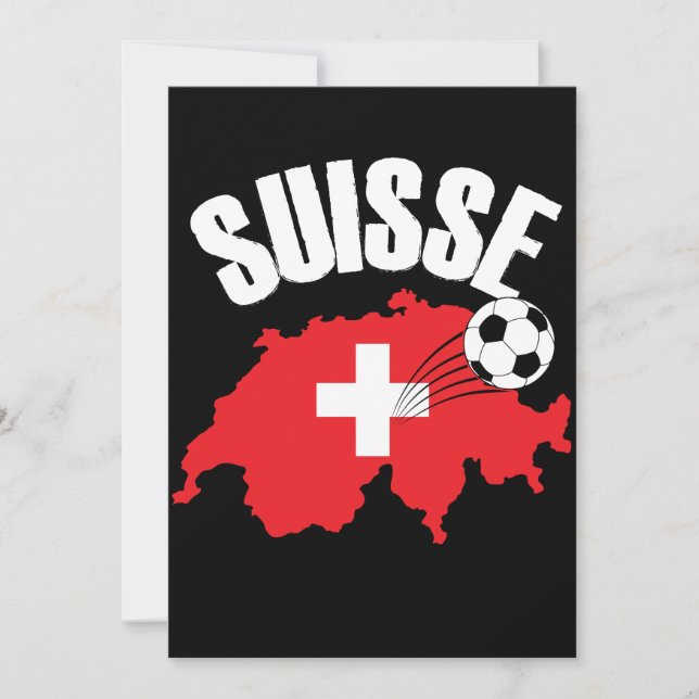 Futebol de Mapa de Suiças Suisse (Frente)