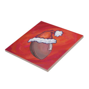 Futebol de Santa Hat em Red