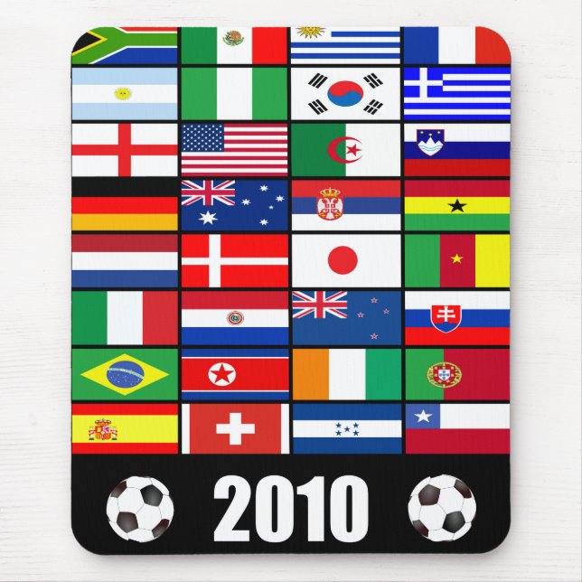 Futebol do campeonato do mundo Mousepad 2010 (Frente)