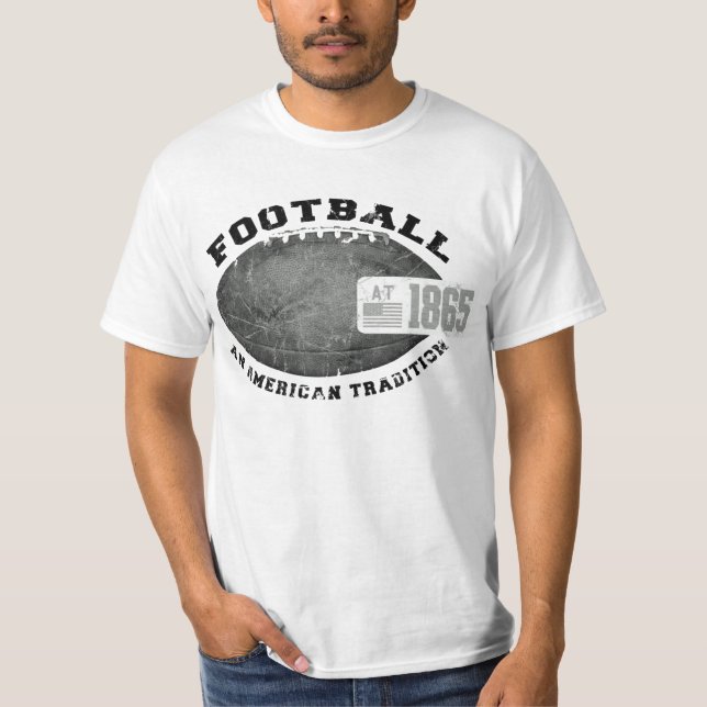Futebol do vintage: Camisetas americanas da (Frente)
