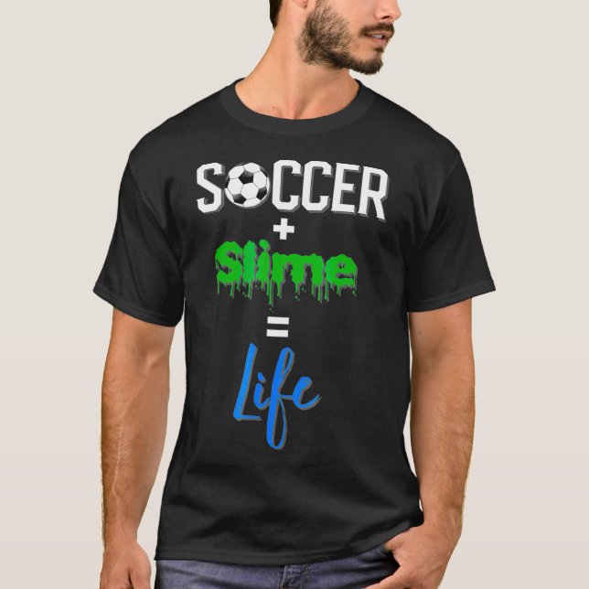 Futebol e lodo é camisa de lodo para meninos (Frente)