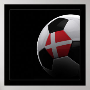 Futebol em Dinamarca - POSTER