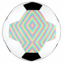 Futebol Imagem dividida mostrando um design de bola de fut
