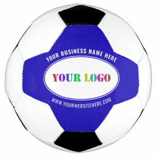 Futebol Logotipo comercial personalizado Texto bola de fut
