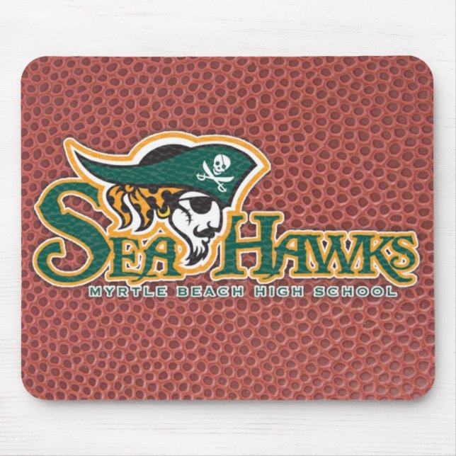 Futebol Mousepad de Seahawk (Frente)