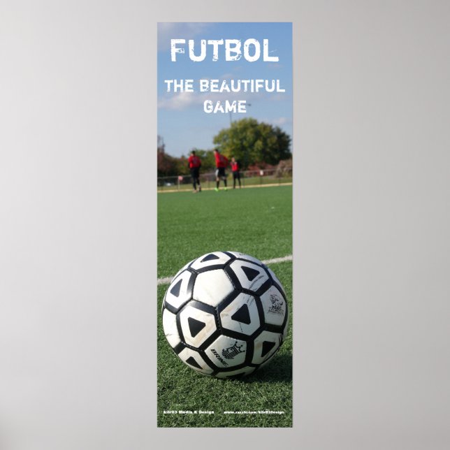 Futebol - O Belo Jogo Poster de 12x36 (Frente)