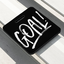 Futebol ou hóquei preto e branco de meta